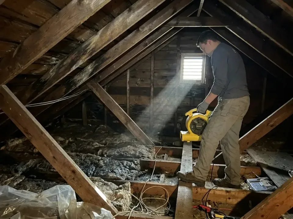 attic-water-damage-drying-proc-007 — frequently asked questions, Emergency Water Extraction & 24/7 Flood Response in Hinckle…